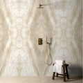 Ravenna Bookmatch B Beige Matt 60 x 120cm Wall & Floor Tile in a room setting