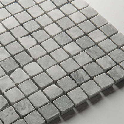 Roman Bardiglio Nuvolato Mosaic Honed 30 x 30cm Wall & Floor Tile