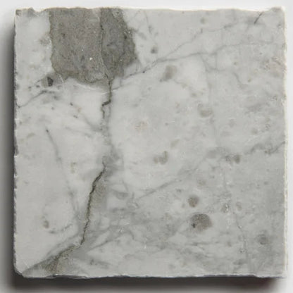 Roman Bardiglio Nuvolato Squares Tumbled 10 x 10cm Wall & Floor Tile