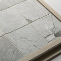 Roman Bardiglio Nuvolato Squares Tumbled 10 x 10cm Wall & Floor Tile