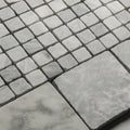 Roman Bardiglio Nuvolato Squares Tumbled 10 x 10cm Wall & Floor Tile