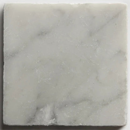 Roman Bianco Carrara Squares Tumbled 10 x 10cm Wall & Floor Tile