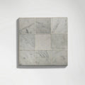 Roman Bianco Carrara Squares Tumbled 10 x 10cm Wall & Floor Tile