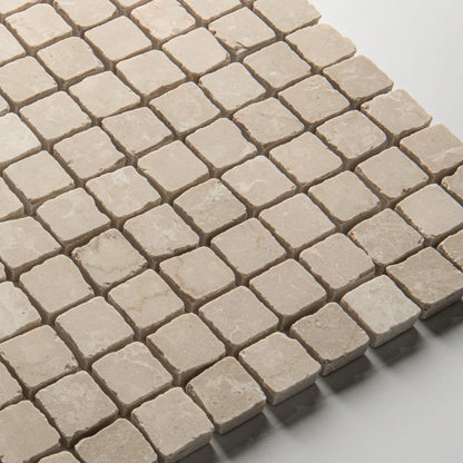 Roman Botticino Mosaic Honed 30 x 30cm Wall & Floor Tile
