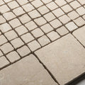 Roman Botticino Squares Tumbled 10 x 10cm Wall & Floor Tile