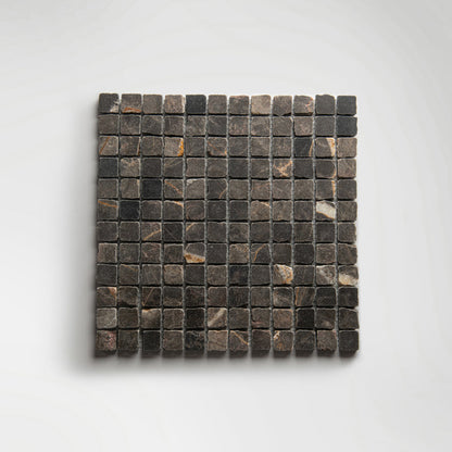Roman Bronze Fantasy Mosaic Honed 30 x 30cm Wall & Floor Tile