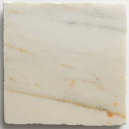 Roman Calacatta Gold Squares Tumbled 10 x 10cm Wall & Floor Tile