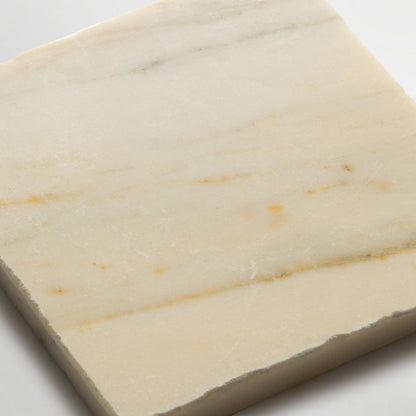 Roman Calacatta Gold Squares Tumbled 10 x 10cm Wall & Floor Tile