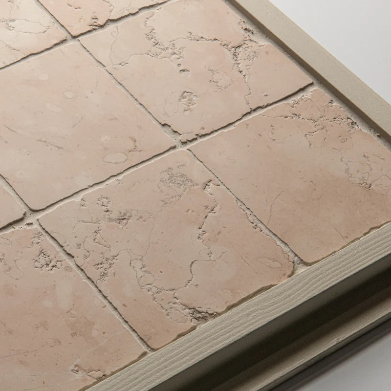 Roman Rosa Perlino Squares Tumbled 10 x 10cm Wall & Floor Tile