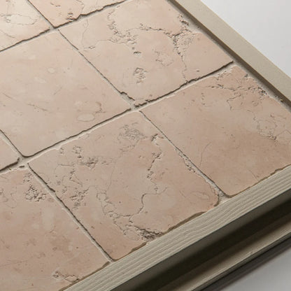 Roman Rosa Perlino Squares Tumbled 10 x 10cm Wall & Floor Tile