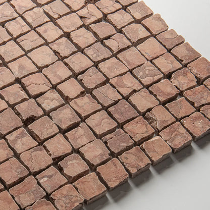 Roman Rosso Verona Mosaic Honed 30 x 30cm Wall & Floor Tile