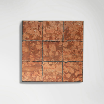 Roman Rosso Verona Squares Tumbled 10 x 10cm Wall & Floor Tile
