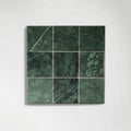 Roman Verde Guatemala Squares Tumbled 10 x 10cm Wall & Floor Tile