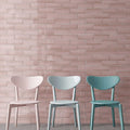 Rosa Tone Polished 20 x 6.5cm Wall & Floor Tile in a room setting