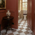 Rosso And Carrara Chequer Matt 30 x 30cm Wall & Floor Tile