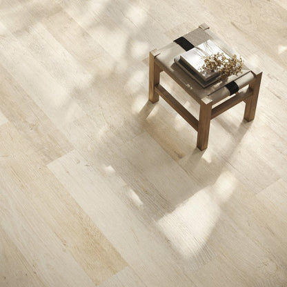 Saint Wood Rustic Honey Matt 60 x 10cm Wall & Floor Tile in a room setting