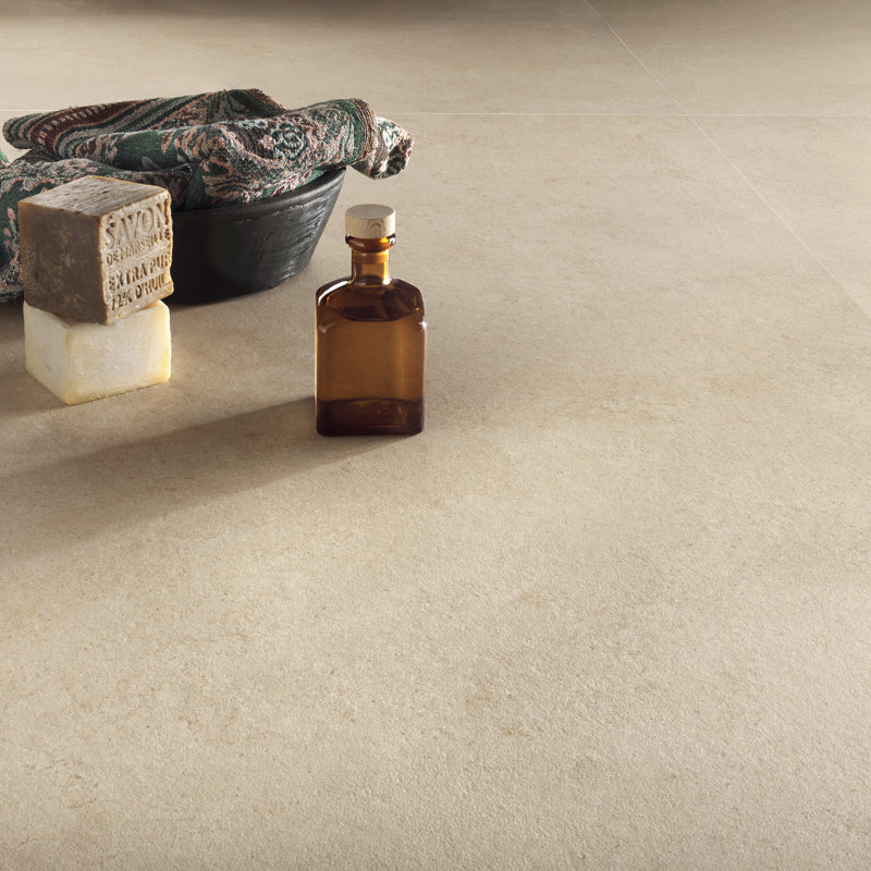 So Med Ivory Honed 90 x 90cm Wall & Floor Tile