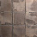 Spanish Handmade Terracotta Black 20 x 20cm Floor Tile in a room setting