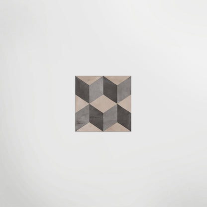 Tessa Cubo Multi Matt 20 x 20cm Wall & Floor Tile