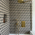Tessa Cubo Multi Matt 20 x 20cm Wall & Floor Tile in a room setting