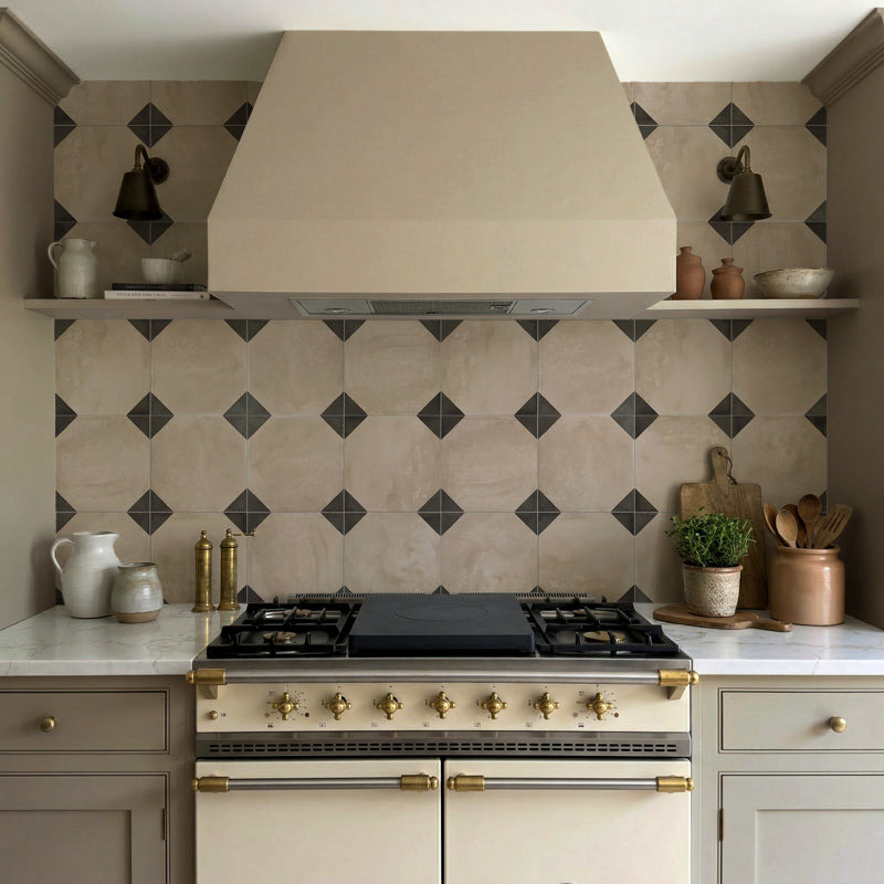 Tessa Octo Multi Matt 20 x 20cm Wall & Floor Tile