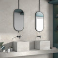 Tivoli Crosscut Bianco Matt 120 x 60cm Wall & Floor Tile in a room setting