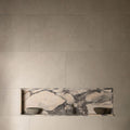 Tivoli Navona White Matt 120 x 60cm Wall & Floor Tile in a room setting