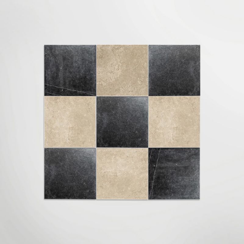Venetian Porcelain Black Matt 20 x 20cm Wall & Floor Tile