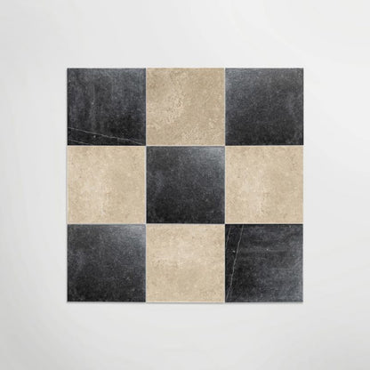 Venetian Porcelain Black Matt 20 x 20cm Wall & Floor Tile