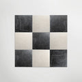 Venetian Black And White Chequer Matt 20 x 20cm Wall & Floor Tile