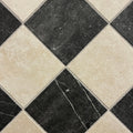 Venetian Black And White Chequer Matt 20 x 20cm Wall & Floor Tile