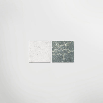 Verde And Carrara Chequer Matt 30 x 30cm Wall & Floor Tile