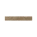 Lyndhurst Chestnut herringbone wood effect porcelain tile 10 x 70cm in warm brown
