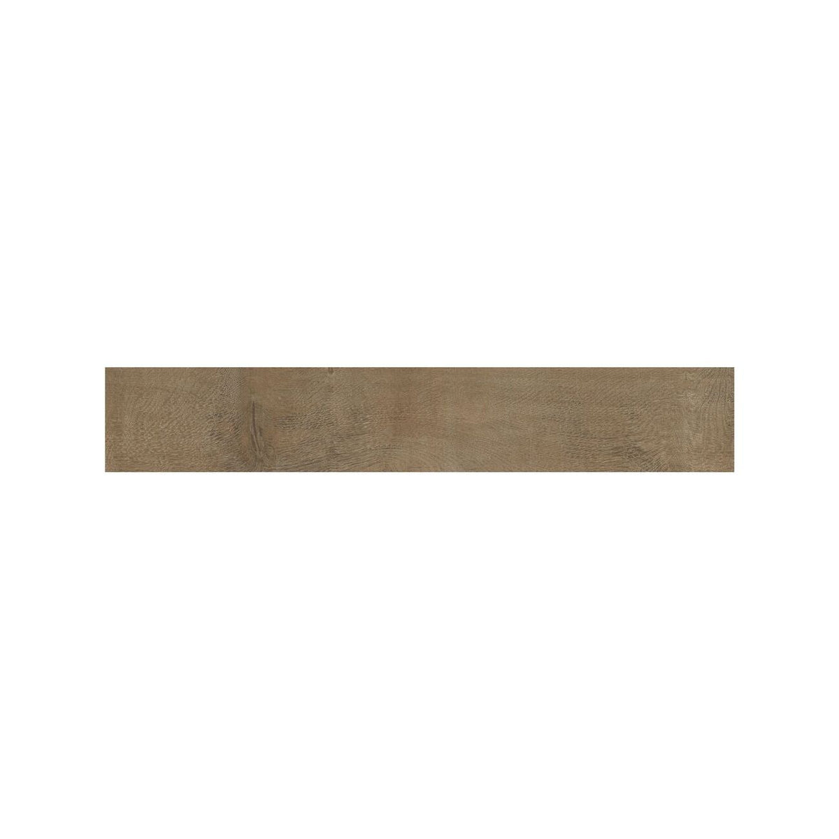 Lyndhurst Chestnut wood effect porcelain plank tile 19.8 x 119.8cm in warm brown with realistic timber grain