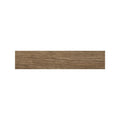 Lyndhurst Chestnut parquet wood effect porcelain tile 5.3 x 30cm in warm brown