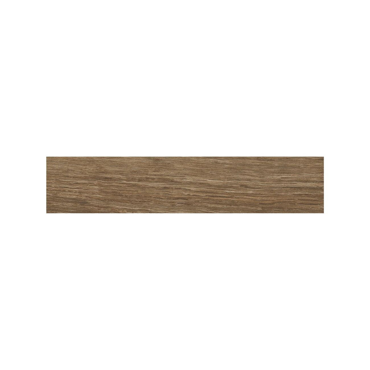 Lyndhurst Chestnut parquet wood effect porcelain tile 5.3 x 30cm in warm brown