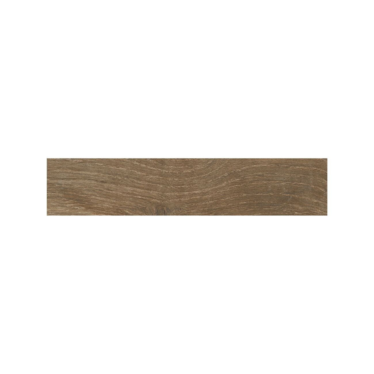 Chestnut brown wood effect blocks laid in a parquet pattern across a floor