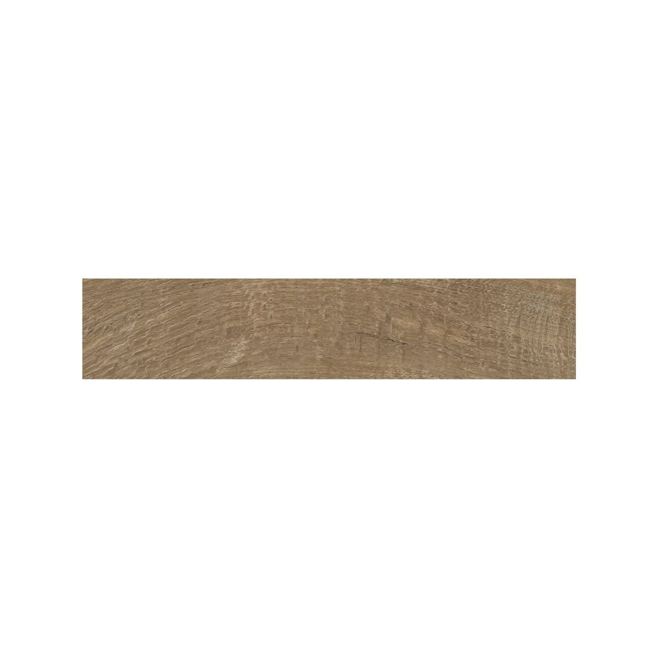 Warm brown Lyndhurst Chestnut parquet wood effect tiles in a living space roomset