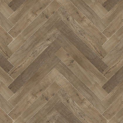 Chestnut Herringbone Wood Effect