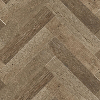 Lyndhurst Chestnut Parquet Wood Effect Porcelain Tile 5.3 x 30cm