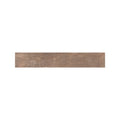 Lyndhurst Walnut wood effect porcelain plank tile 19.8 x 119.8cm in deep brown with realistic timber grain