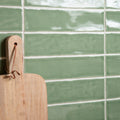 Arcadian Estuary Large Brick Tile shown as flooring