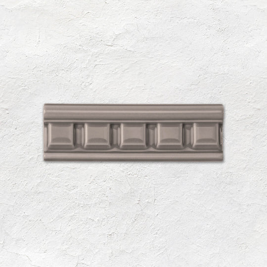London Stone Dentil Moulding Ceramic Wall Tile 152x50mm - Gloss