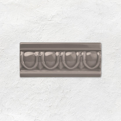 London Stone Egg & Dart Moulding Ceramic Wall Tile 152x65mm