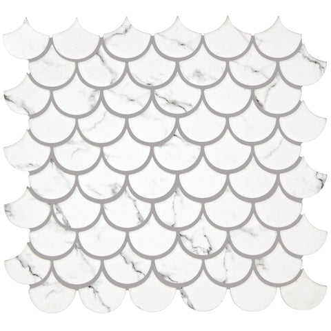 White Glass tiles