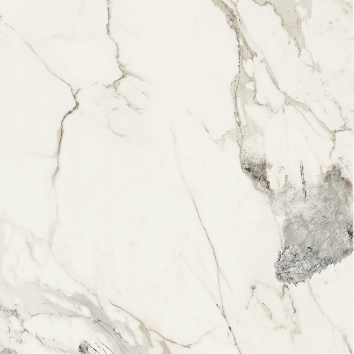 White marble tile with elegant gray veining milos alabaster marble effect tile 80 x 80cm