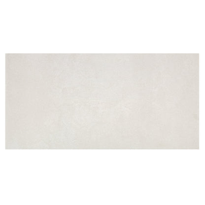 Cream-colored moderna white porcelain rectangular tile with subtle textured surface measuring 60 by 30 cm
