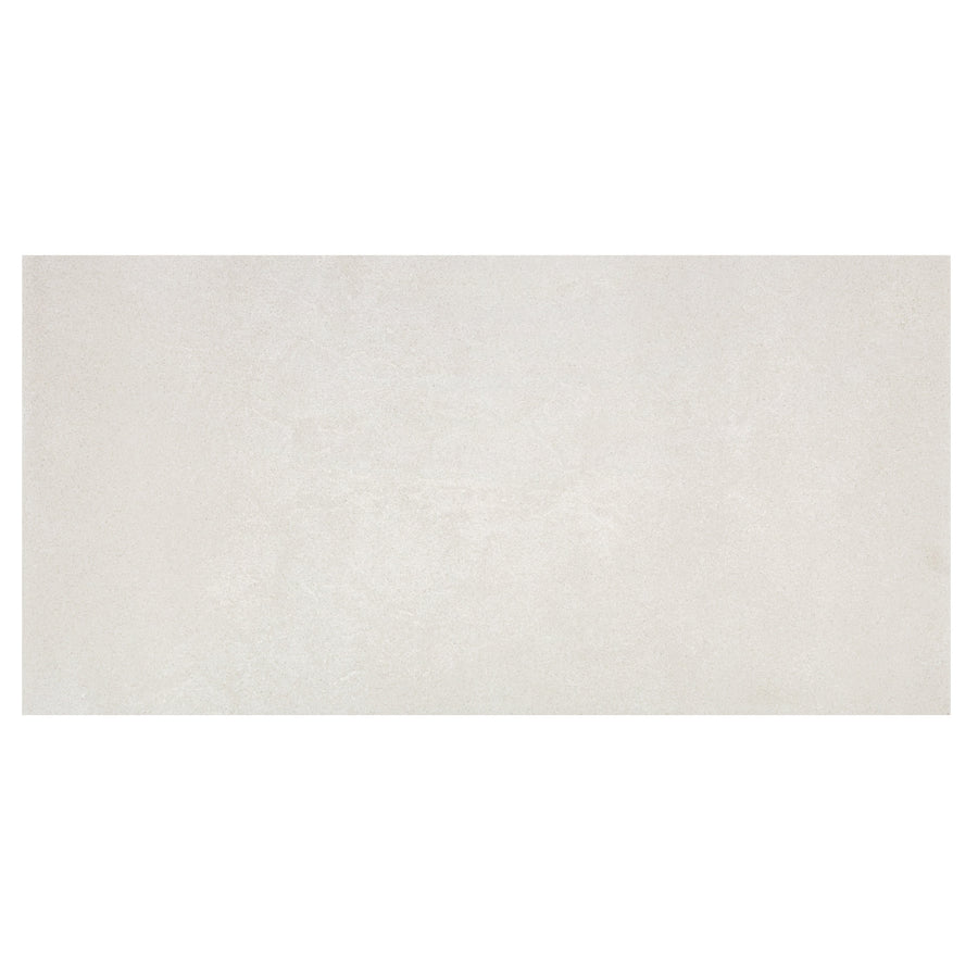 Beige rectangular moderna white porcelain tile with a subtle textured surface 60 x 30 centimeters