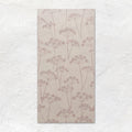 A rectangular beige meadow hedgerow tile 60x30cm with subtle grayish-brown wildflower cluster pattern