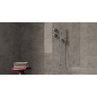 Minoli Exigo Jolie Grey Polished Marble Effect Tile (30x60cm)